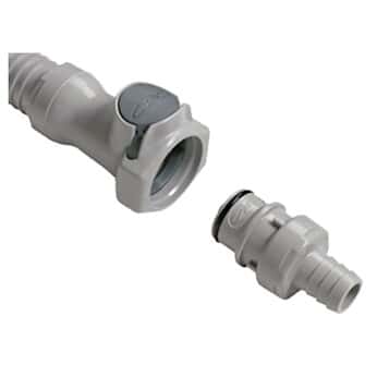 CPC® (Colder) HFC35 Quick-Disconnect Fittings, Hose Barb Insert, Non-Valved, Polysulfone