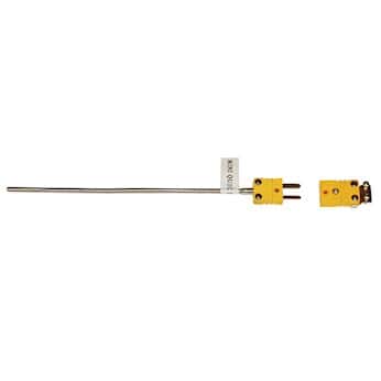 Digi-Sense Quick Disconnect Thermocouple Probe w/Mini-Connectors - Exposed