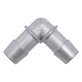 Eldon James Hose Barb Fittings, 90° Elbow, Stainless Steel