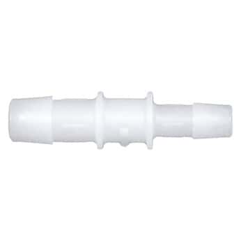 Eldon James Hose Barb Fittings, Straight Reducer, Natural Kynar®