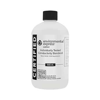 Environmental Express® Oakton® CERTIFIED CRM Conductivity and TDS Standard, Individually-Tested