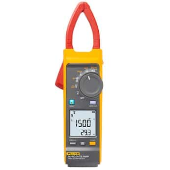 Fluke® 393 FC CAT III 1500 V True-rms Clamp Meter with iFlex