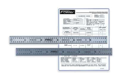 Fowler Pre-Certified Rulers and Sets