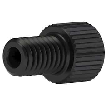 Idex® Flangeless Short Head Male Nuts, M6 Flat-Bottom Connection for 1/16