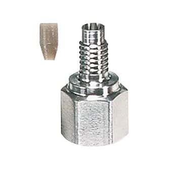 Idex® Two-Piece Fingertight Fittings with Standard Knurl Head