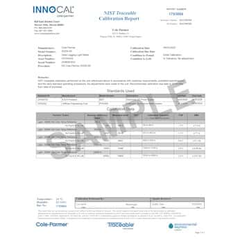 InnoCal®  NIST-traceable Calibration for Electrical Counters