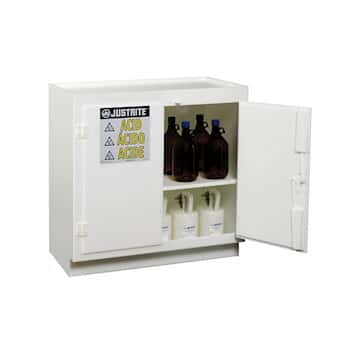Justrite Corrosive/Acid Plastic Safety Cabinets