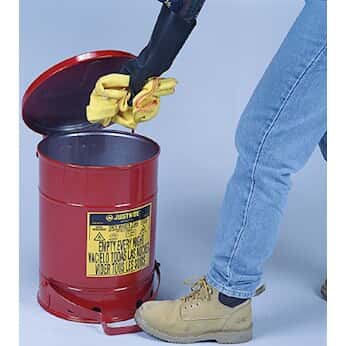 Justrite Oily Waste Can