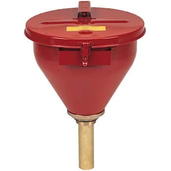 Justrite Steel Safety Drum Funnels