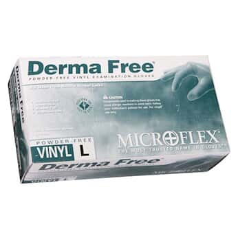 Microflex DermaFree Vinyl Gloves