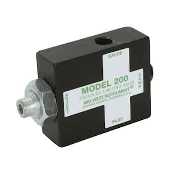 Mid-West Instruments Gauge Minder Pressure Limiting Valve Dampener