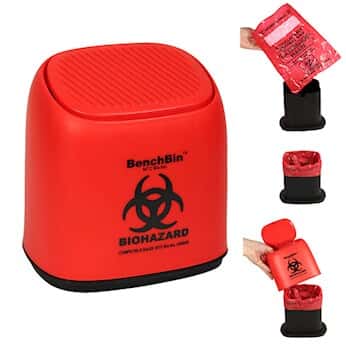 MTC Bio BenchBin™ Benchtop Biohazard Bin