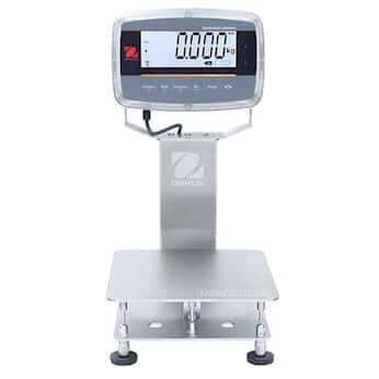 Ohaus Defender 6000 Advanced Washdown Scale with Column Mounted Polycarbonate Indicator