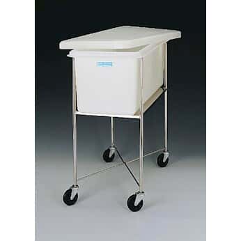 Rectangular Mobile Tubs with Lid, LDPE