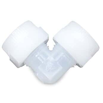 Saint-Gobain PharmaFluor ® Compression Fitting, Elbow Union, PFA