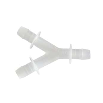 Saint-Gobain Pure-Fit® SIB® Hose Barb Fittings, Y Union, Polypropylene