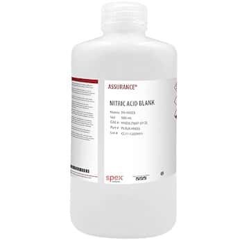 Spex  Assurance® Grade Calibration and Matrix Blanks