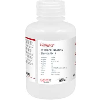 Spex  Assurance® Grade Mixed Calibration Standards 1A for AA & ICP