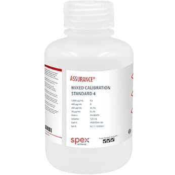 Spex  Assurance® Grade Mixed Calibration Standards 4 for AA & ICP