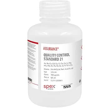 Spex  Assurance® Grade Quality Control Standard 21, 100 µg/mL