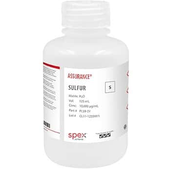 Spex  Assurance® Grade Sulfur, 10,000 µg/mL