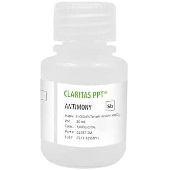 Spex  Claritas PPT® Grade Antimony for ICP-MS, 1,000 µg/mL