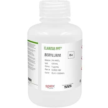 Spex  Claritas PPT® Grade Beryllium for ICP-MS