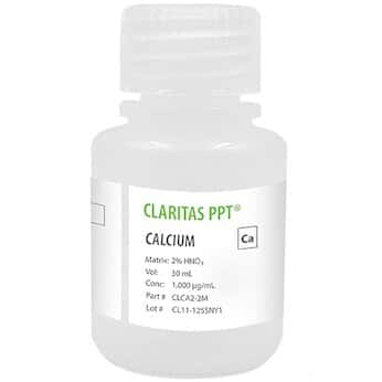 Spex  Claritas PPT® Grade Calcium for ICP-MS, 1,000 µg/mL