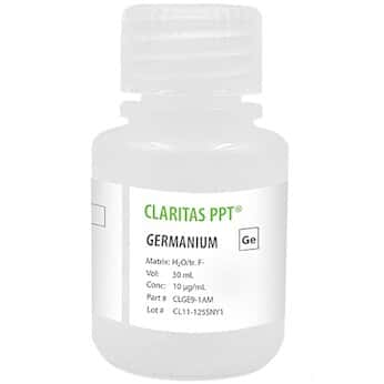 Spex  Claritas PPT® Grade Germanium for ICP-MS, 10 µg/mL