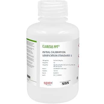 Spex  Claritas PPT® Grade ICP-MS Initial Calibration Verification Standards