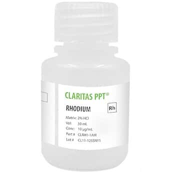 Spex  Claritas PPT® Grade Rhodium for ICP-MS, 10 µg/mL