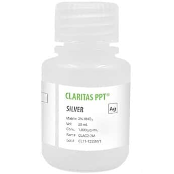 Spex  Claritas PPT® Grade Silver for ICP-MS, 1,000 µg/mL