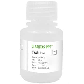 Spex  Claritas PPT® Grade Thallium for ICP-MS, 1,000 µg/mL