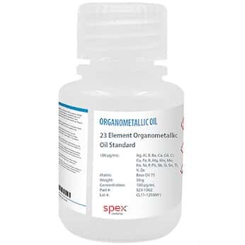 Spex  Multi-Element Organometallic Oil Standard, 23 Elements