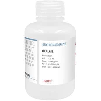 Spex  Oxalate (C2O4)-2 Ion Anion Standards, 1,000 µg/mL in H2O