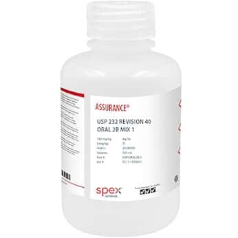 Spex  USP <232> Revision 40, Oral 2B Elemental Impurities Mix