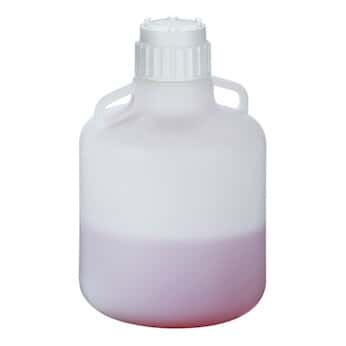 Thermo Scientific Nalgene Round Fluorinated Carboys with Grips, FLPE