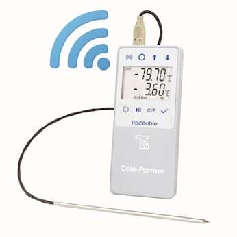 Traceable® Cryo, Ulta-Low, and High-Temp Wi-Fi Data Loggers Compatible with TraceableLIVE® Cloud Service