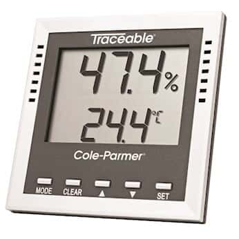 Traceable® Digital Thermohygrometer with Dew Point, Wet-Bulb, and Calibration