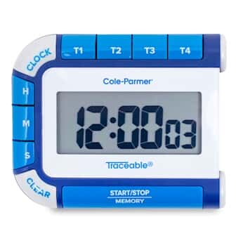 Traceable® Color Frame Four-Channel Timer with Calibration - Cole ...