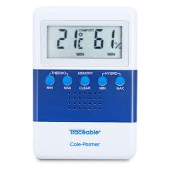 Traceable® Thermohygrometer with Memory and Calibration