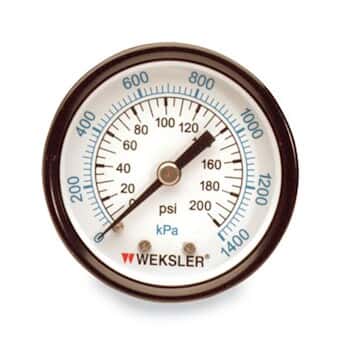 Weksler Low-Cost Dual Scale Utility Gauges