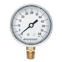 Ashcroft® Commercial Gauges with Bottom Connection