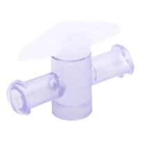 Cole-Parmer® 1-Way Stopcocks with Luer Fittings, Gamma-Stable Polycarbonate