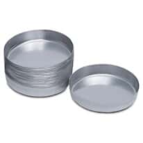 Cole-Parmer­­® Aluminum Weighing Dishes - Smooth Wall