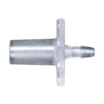Cole-Parmer® Cleanroom Male Slip Luer to Barb Fittings, Straight Adapter, CrystalVu™