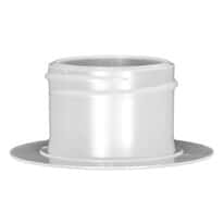 Cole-Parmer® Cleanroom Port Disk Threaded Fitting, 38-400 1" Thread
