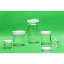 Cole-Parmer Clear Straight Sided Glass Bottles