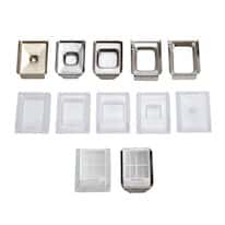 Cole-Parmer Disposable and Stainless Steel Base Molds