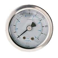 Cole-Parmer® Dual-Scale Pressure Gauges, 1-1/2" Dial